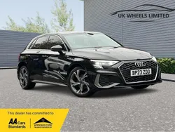 Black Used 2023 Audi A3 Sportback S-Line Hatchback | £21,390 (Fair price)