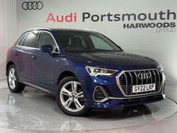 Blue Used 2022 Audi Q3 S-Line SUV | £27,490 (Fair price)
