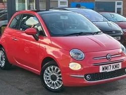 Pink Used 2017 Fiat 500 Lounge Hatchback | £6,380 (Fair price)