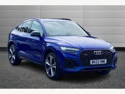 Blue Used 2022 Audi Q5 Sportback Comfort SUV | £36,950 (A bit pricey)