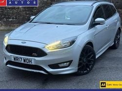 Silver Used 2017 Ford Focus ST-Line Estate | £6,995 (Fair price)