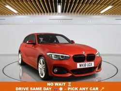 Red Used 2018 BMW 118 M Sport Hatchback | £10,399 (Fair price)