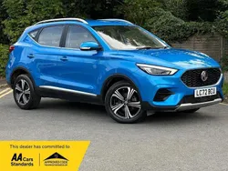 Blue Used 2022 MG ZS Excite Sedan | £12,990 (Fair price)