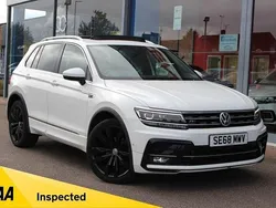 White Used 2019 VW Tiguan R-line SUV | £19,995 (Good price)