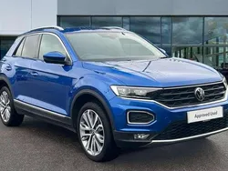 Blue Used 2021 VW T-Roc SEL SUV | £16,720 (Fair price)