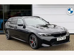 Black sapphire metallic paint New 2025 BMW 320 M Sport Estate | £37,995 (A bit pricey)