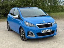 Blue Used 2016 Peugeot 108 Allure Hatchback | £4,495 (Fair price)