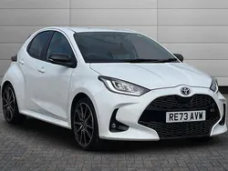 Platinum white Used 2023 Toyota Yaris Hybrid Sport Hatchback | £20,795 (A bit pricey)