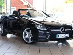 Black Used 2013 Mercedes SLK250 AMG Cabriolet | £10,550 (Fair price)