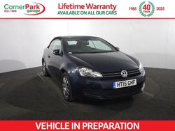 Blue Used 2015 VW Golf Cabriolet SE Cabriolet | £6,999 (A bit pricey)