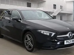 Black Used 2021 Mercedes A250 AMG line Hatchback | £20,000 (Fair price)