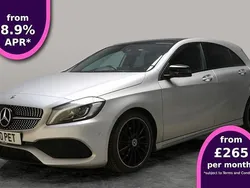 Silver Used 2018 Mercedes A200 AMG Line Premium Plus Hatchback | £14,873 (Fair price)