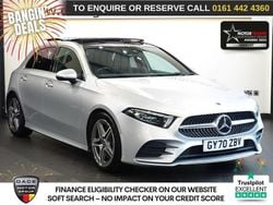 Silver Used 2021 Mercedes A250 AMG line Hatchback | £20,995 (Fair price)