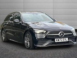 Obsidian black Used 2023 Mercedes C300 AMG line Estate | £30,790 (Super price)