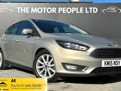 Silver Used 2015 Ford Focus Titanium Hatchback | £6,295 (Fair price)