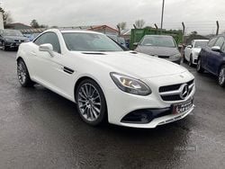 White Used 2017 Mercedes SLC200 AMG line Cabriolet | £14,395 (Good price)