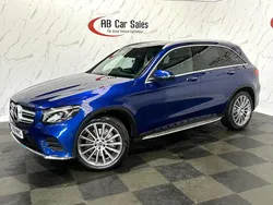 Blue Used 2018 Mercedes GLC250 AMG Line Premium Estate | £20,699 (Fair price)
