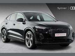 Black Used 2024 Audi Q4 Sportback e-tron Black Edition SUV | £37,500 (Super price)