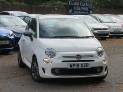 White Used 2019 Fiat 500 S Hatchback | £7,995 (Fair price)