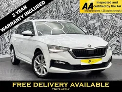 White Used 2021 Skoda Scala SE L Hatchback | £14,395 (Fair price)