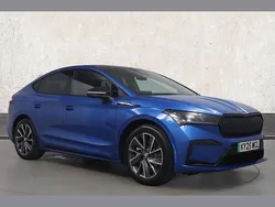 Blue New 2025 Skoda Enyaq iV SportlinePlus SUV | £36,499 (Super price)