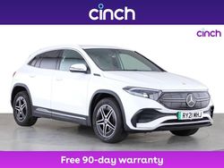 White Used 2021 Mercedes EQA250 AMG line SUV | £20,199 (Fair price)