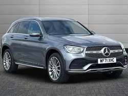 Grey Used 2021 Mercedes GLC300e AMG Line Premium SUV | £30,250 (Fair price)