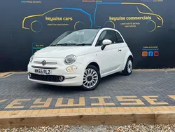White Used 2015 Fiat 500 Lounge Hatchback | £5,990 (Fair price)