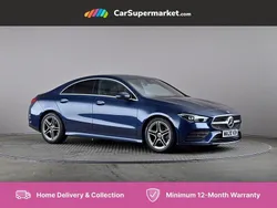 Blue Used 2020 Mercedes CLA180 AMG line Sedan | £21,487 (Fair price)