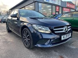 Blue Used 2019 Mercedes C200 SE Sedan | £12,948 (Good price)