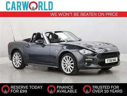 Grey Used 2018 Fiat 124 Lusso Cabriolet | £11,990 (Good price)