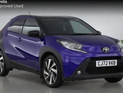 Juniper blue Used 2023 Toyota Aygo Hatchback | £11,485 (Fair price)