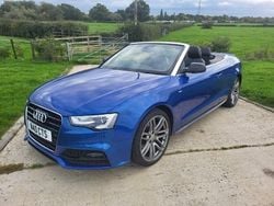 Blue Used 2016 Audi A5 Cabriolet S-Line Cabriolet | £11,995 (Fair price)