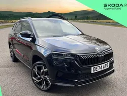 Black Used 2024 Skoda Karoq SportLine SUV | £26,495 (Fair price)