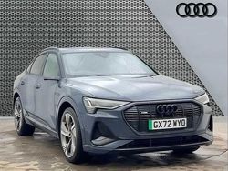 Blue Used 2022 Audi e-tron Sportback Advanced SUV | £35,350