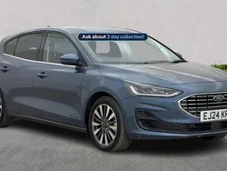 Blue Used 2024 Ford Focus Titanium X Hatchback | £21,399 (A bit pricey)