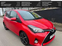 Red Used 2016 Toyota Yaris Multidrive S Hatchback | £7,795 (Fair price)