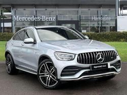 Silver Used 2023 Mercedes GLC43 AMG Premium Plus Coupe | £49,900 (Fair price)