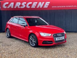 Red Used 2016 Audi S3 Sportback Basis Hatchback | £16,399 (Fair price)