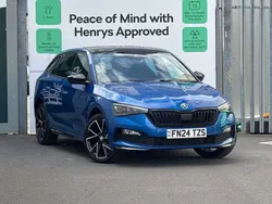 Blue Used 2024 Skoda Scala Monte Carlo Hatchback | £19,995 (Fair price)