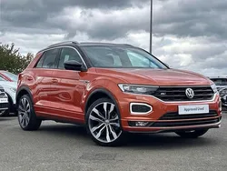 Orange Used 2019 VW T-Roc R-line SUV | £20,295 (Fair price)