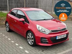 Red Used 2015 Kia Rio 3 Hatchback | £7,195 (A bit pricey)