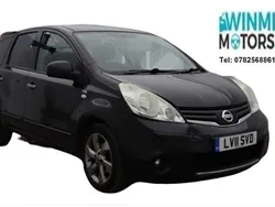 Black Used 2011 Nissan Note N-TEC MPV | £2,495 (A bit pricey)