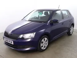 Blue Used 2018 Skoda Fabia Hatchback | £6,980 (Good price)