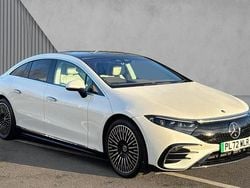 White Used 2022 Mercedes EQS450+ AMG Line Premium Plus Sedan | £51,395 (A bit pricey)