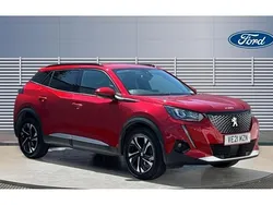 Red Used 2021 Peugeot 2008 Allure Premium SUV | £14,625 (Fair price)