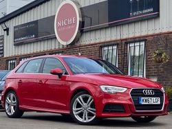 Red Used 2018 Audi A3 Sportback S-Line Hatchback | £8,290 (Fair price)