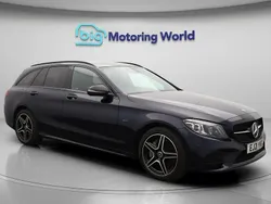 Blue Used 2021 Mercedes C300e AMG line Estate | £17,500 (Fair price)
