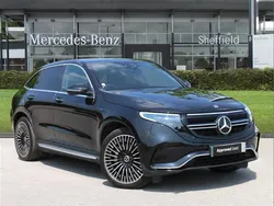 Black Used 2021 Mercedes EQC400 AMG Line Premium Plus SUV | £30,975 (A bit pricey)