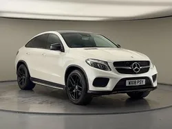 Diamond white Used 2018 Mercedes GLE350 AMG line Coupe | £27,000 (Fair price)